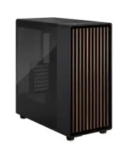 Fractal Design North XL ATX Mid-Tower PC Case - Black W/ Walnut Front & Mesh Sid