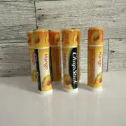 Chapstick Mango (Sunrise) Lip Balm Lot Of 6 New from Tropical Collection
