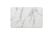 New Oriental Hard Diatomite Bath Mat (Marble Print) 60x39CM Quick Absorption Anti-Bacterial - Off White