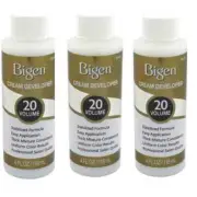 Bigen Cream Developer 20 Volume 4oz 3 pack