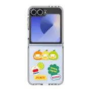 Galaxy Z Flip6 Clear Case FRUITY DUCKOO