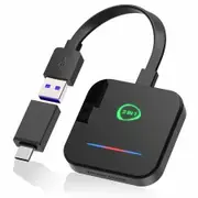 Wireless Carplay Adapter Car Audio iPhone Convert Wired to Wireless Carplay Adapter Plug Play Compatible iPhone 11 iOS 13 and Above No Video Function