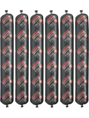 6 x Soudal Soudaseal Fire Resistant Elastic Joint Adhesive Sealant Grey 600ml