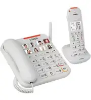 NEW Vtech CareLine SN5147 Amplified Corded/Cordless Phone with Answering System