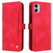 For Samsung Galaxy A04e 4G/F04 4G/M04 4G Wallet Case Flip Stand Phone Cover with Outer Card Slot