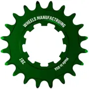 Wheels Mfg SOLO-XD Singlespeed Cog, 20t, Green