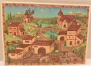 Christmas Advent Calendar 11"x8" JOYEUX NOEL France UNUSED Countdown Christmas