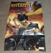 2016 Marvel retailer promo poster 36x24" "HYPERION" unused