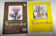 x2 Strathmore Watercolor Paper Pads - 12 Sheets Each (9 x 12") - New Old Stock