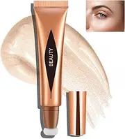 Boobeen Liquid Highlighter Contour Beauty Wand, Cream Bronzer Illuminator Stick with Cushion Applicator, Create 3D Face Makeup