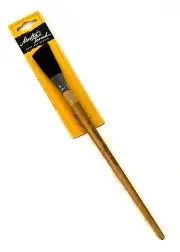 Master's Touch Fine Art Studio Paint Brush Angular Shader Sz 1 Firm Synthetic