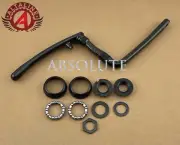 ALTALINE 6 3/4" (170MM) BICYCLE STEEL HEAVY-DUTY ONE-PIECE CRANK BLACK W/ B.B.