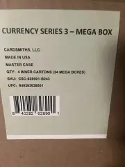 Cardsmiths Crypto Currency Mega Master Case Series 3- 24 Boxes Per Case