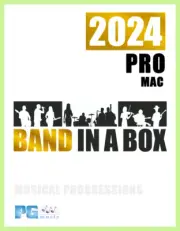 Band in a Box Pro 2024 - MAC - Music Audio Software - Product License - NEW