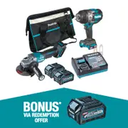 Makita 40V 2 Piece Max Brushless Combo Kit DK0139G202