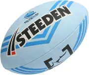 Steeden Cronulla Sharks - Full Size Size 5 - NRL Supporter Football