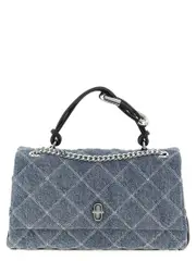 [Marc Jacobs] Marc Jacobs-The Quilted Denim Dual Borse A Spalla E Tracolla Blu-Donna OS