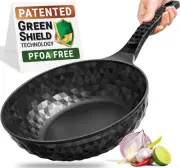 Diamond X Premium Non Stick Wok Pan - 11" Large Flat Bottom Chinese Wok - Wok...