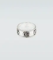 [Gucci] Gucci Double G sterling silver ring Q 1/2 silver