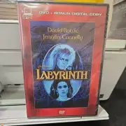 Labyrinth (DVD + Digital, 2007) 1986 David Bowie Jennifer Connelly NEW & SEALED
