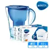 公司貨★德國BRITA 3.5L Marella馬利拉濾水壺（藍）＋6入Maxtra Plus全效型濾芯