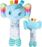Hand Grip Toddler Toy, Cartoon Animal Teether Doll for Kid, Comfortable Soft Toddler Hand Grip Toys for Children Boys Girls Kid