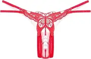 [Generic] Plus Size Maternity Underwear Over The Belly 3X Women Sexy Lace Briefs Hollow Out Panties Crochet Lace Up Panty Thongs G String Lingerie Underwear Womens Seamless Underwear No Show