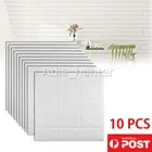 10Pcs 3D Peel Stick on Tile Self Adhesive Kitchen Bathroom 3D Wall Sticker Tiles