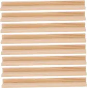 Homoyoyo 8pcs Wooden Domino Holders and Mahjong Racks - Multi-Functional Domino Racks for Train Dominoes Set Games and Desktop Organization
