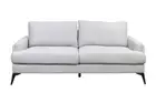 HILA 2 SEATER LOUNGE SOFA COUCH SETTEE LIGHT GREY FABRIC