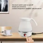 H 0.6L Folding Electric Kettle 600W Collapsible Water Boiler Portable Si New