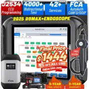 XTOOL D9MAX J2534 Programming Car Diagnostic OBD2 Scanner Bidirectional 42+Reset