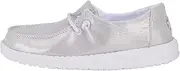[Hey Dude] Kids Wendy Metallic Sparkle (Toddler) - Shoes for Toddlers - Canvas Upper - Cotton Lining - Low Top
