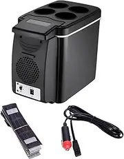 Car Interior Supplies Accessories 12V 6 Liter Car Mini Refrigerator Lightweight Dual-Use Insulated Cooler Box Container