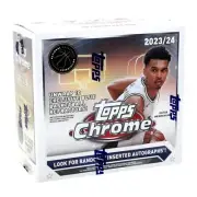 2023/24 TOPPS CHROME BASKETBALL MEGA 20 BOX CASE BLOWOUT CARDS