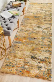 Tribute Modern Rust Runner Rug
