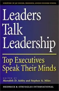 在飛比找三民網路書店優惠-Leaders Talk Leadership ― Top 