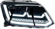 Car Model Parts Compatible For AMAROK Pick-up 2010-2020 Head Lamps LED Or Xenon Headlight LED Dual Projector FACELIFT(For Left Hand Drive)