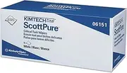 06151 SCOTTPURE Critical Task Wipers, 12w x 23l, White, 50 Per Box (Case of 8 Boxes)