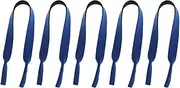[Lovoski] 5x Neoprene Sports Band Sunglasses Glasses Retainer Eyewear Neck Cord Strap - Blue, Approx.410x20x2.5mm(LxWxT)
