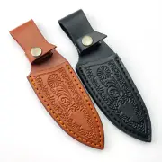 Leather Hand Crafted BELT Loop Knife SheathHolster FIX BLADE KNIFE Sheath