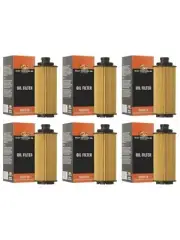 6 x Gulf Western Oil Filter GWCF02 fits Saab 9-3 2.8 D75,D79,E79,YS3F Turbo V6 (for: Saab)