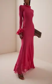 [De La Vali] Daira Georgette Gown