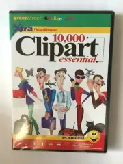 Greenstreet 10,000 Clipart Essential PC CD-ROM SOFTWARE