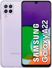 [Samsung] Galaxy A22 Dual-SIM 64GB + 4GB RAM (No CDMA | GSM Only) Factory Unlocked 4G/LTE Smartphone (Violet) - International Version