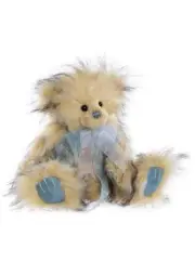 Charlie Bears 2024 Star Jasmine Plush Long Fur Cream Teddy Bear with Bow