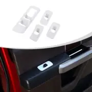 4xWhite Door window switches Control Panel Covers Trim Set for 2015-20 Ford F150 (for: Ford)