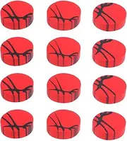 SHOWERORO 60Pcs Mini Sports Ball Shaped Erasers Fun Creative Pencil Erasers for Party Favors Reward Daily Use School Supplies