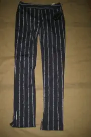 Anne Klein Indigo Pattern Capri Cropped Pants Size 2 NWT $195