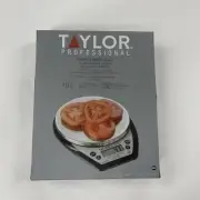 Taylor 11 lb. Digital Portion Control Scale Stainless Steel Dry/Liquid Measuring
